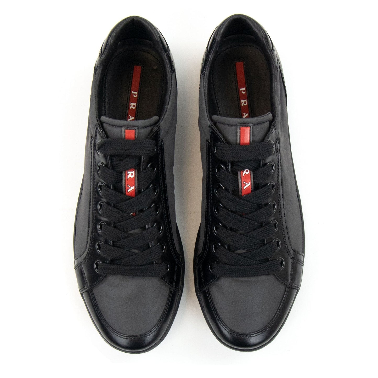 Prada Nylon Spazzola Sneaker Grey/black