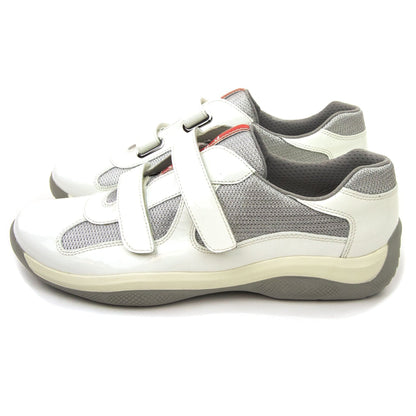 Prada Americas Cup Strap Sneaker White