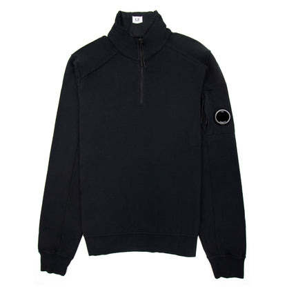 Cp Company Half Zip Arm Lens Sweatshirt Black 999