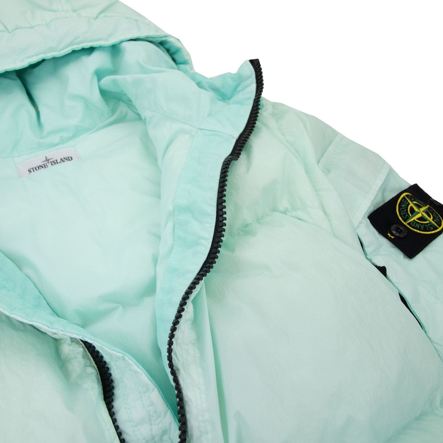 Stone Island 40223 Garment Dyed Crinkle Reps R-ny Down Aqua V0044