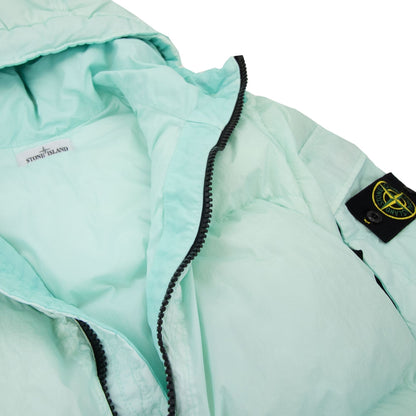 Stone Island 40223 Garment Dyed Crinkle Reps R-ny Down Aqua V0044