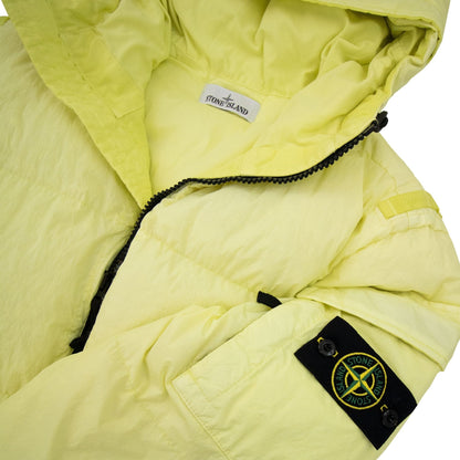 Stone Island 40223 Garment Dyed Crinkle Reps R-ny Down Lemon V0031