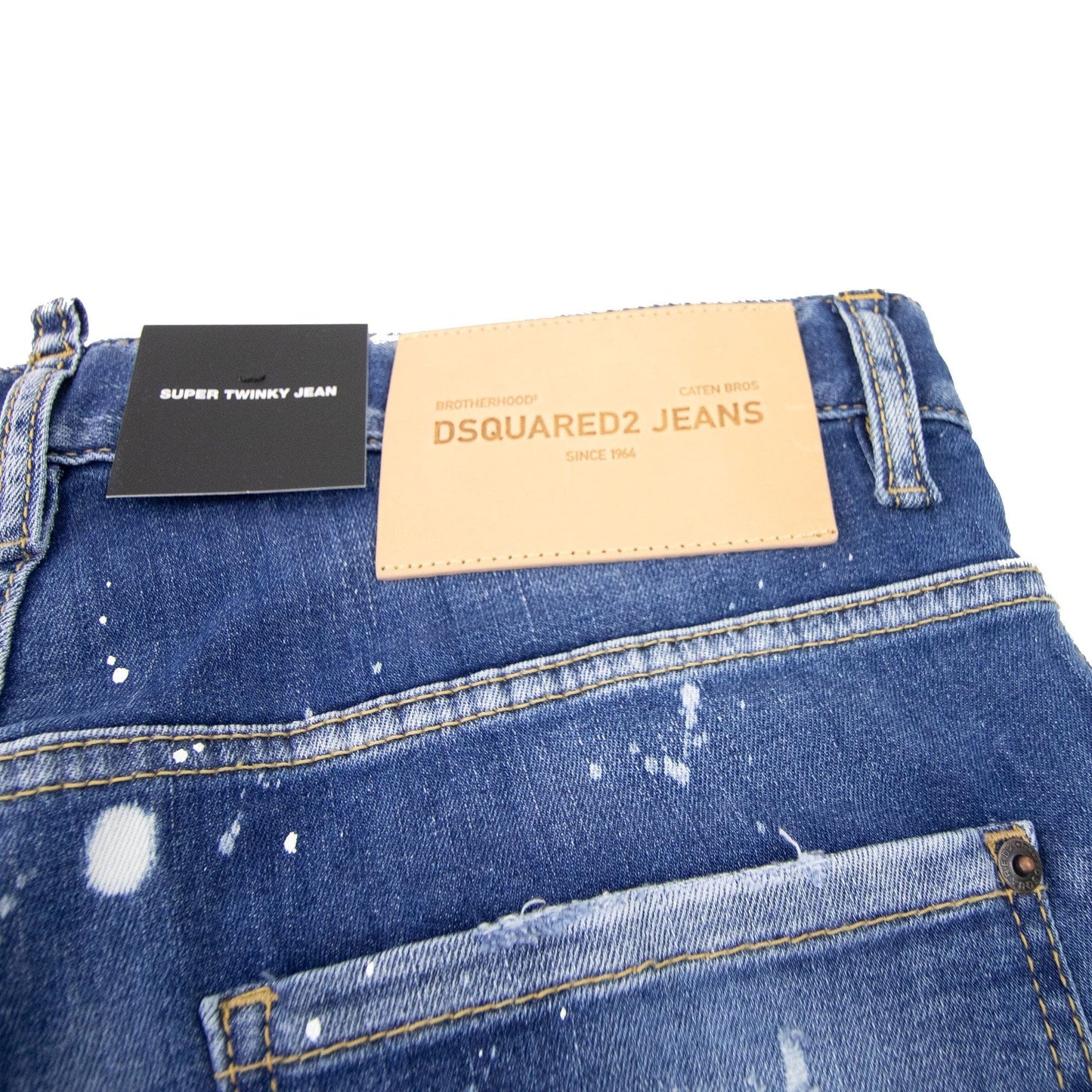 Dsquared2 Super Twinky Peekaboo Wash Jean Denim
