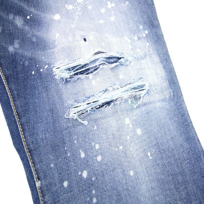Dsquared2 Super Twinky Peekaboo Wash Jean Denim