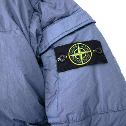 Stone Island 40223 Garment Dyed Crinkle Reps R-ny Down Blue V0024