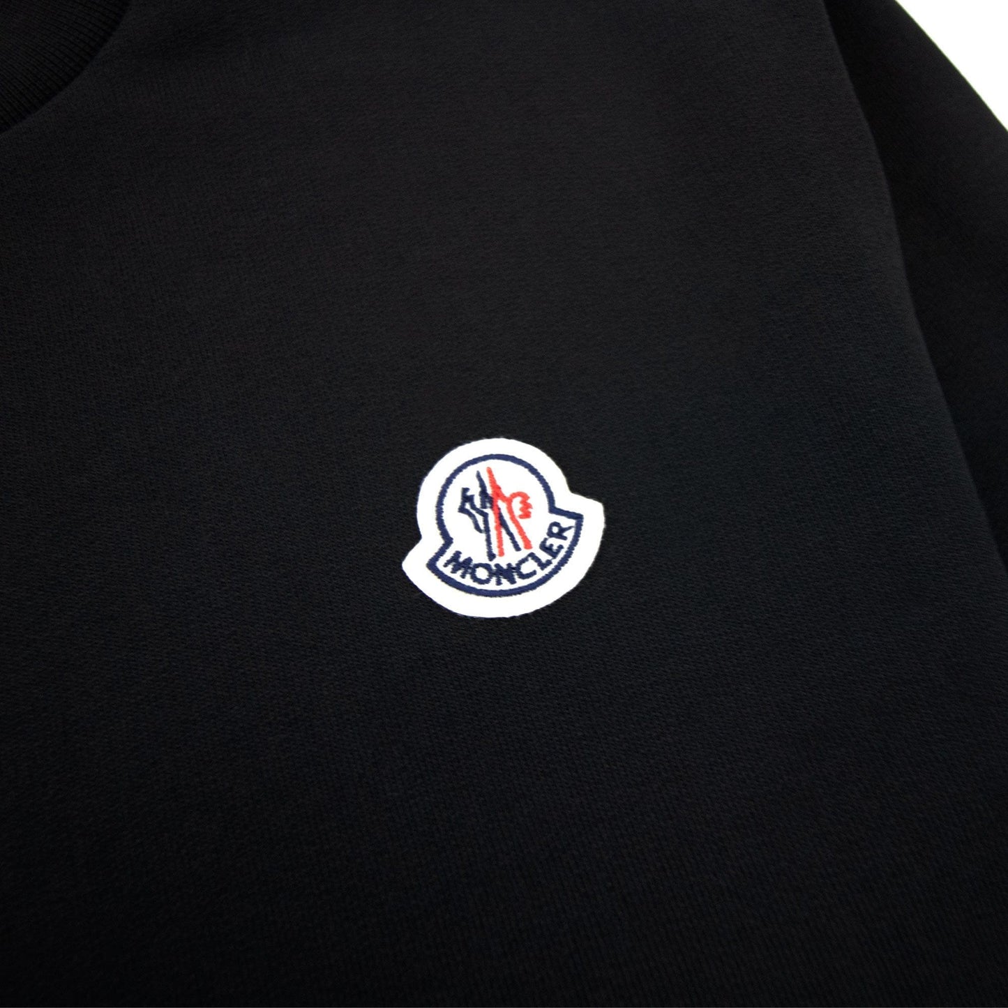 Moncler Logo Patch Sweatshirt Black 999