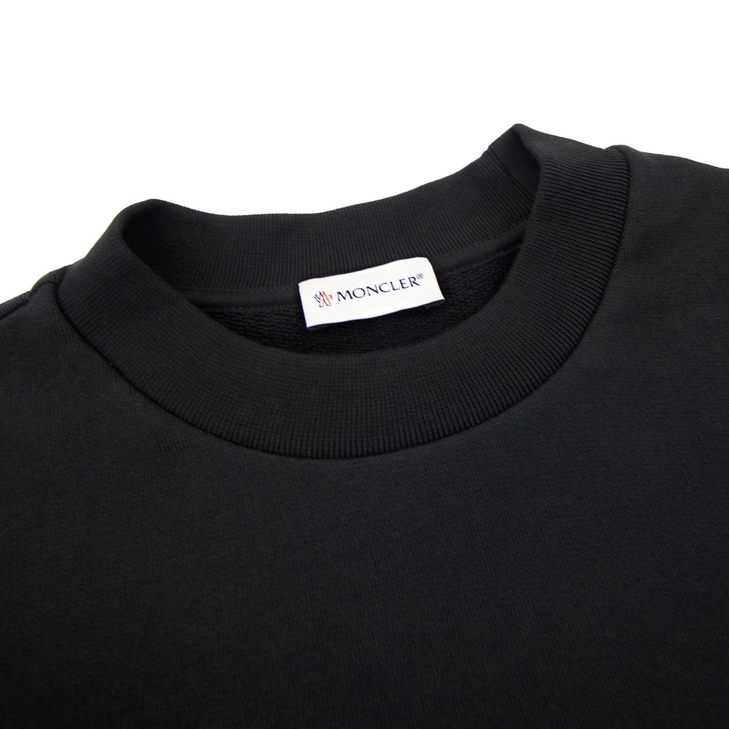 Moncler Logo Patch Sweatshirt Black 999