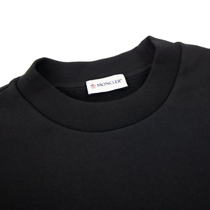 Moncler Logo Patch Sweatshirt Black 999