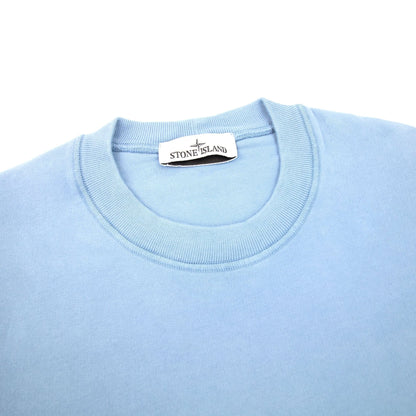 Stone Island 63051 Crewneck Sweatshirt Powder Blue V0046