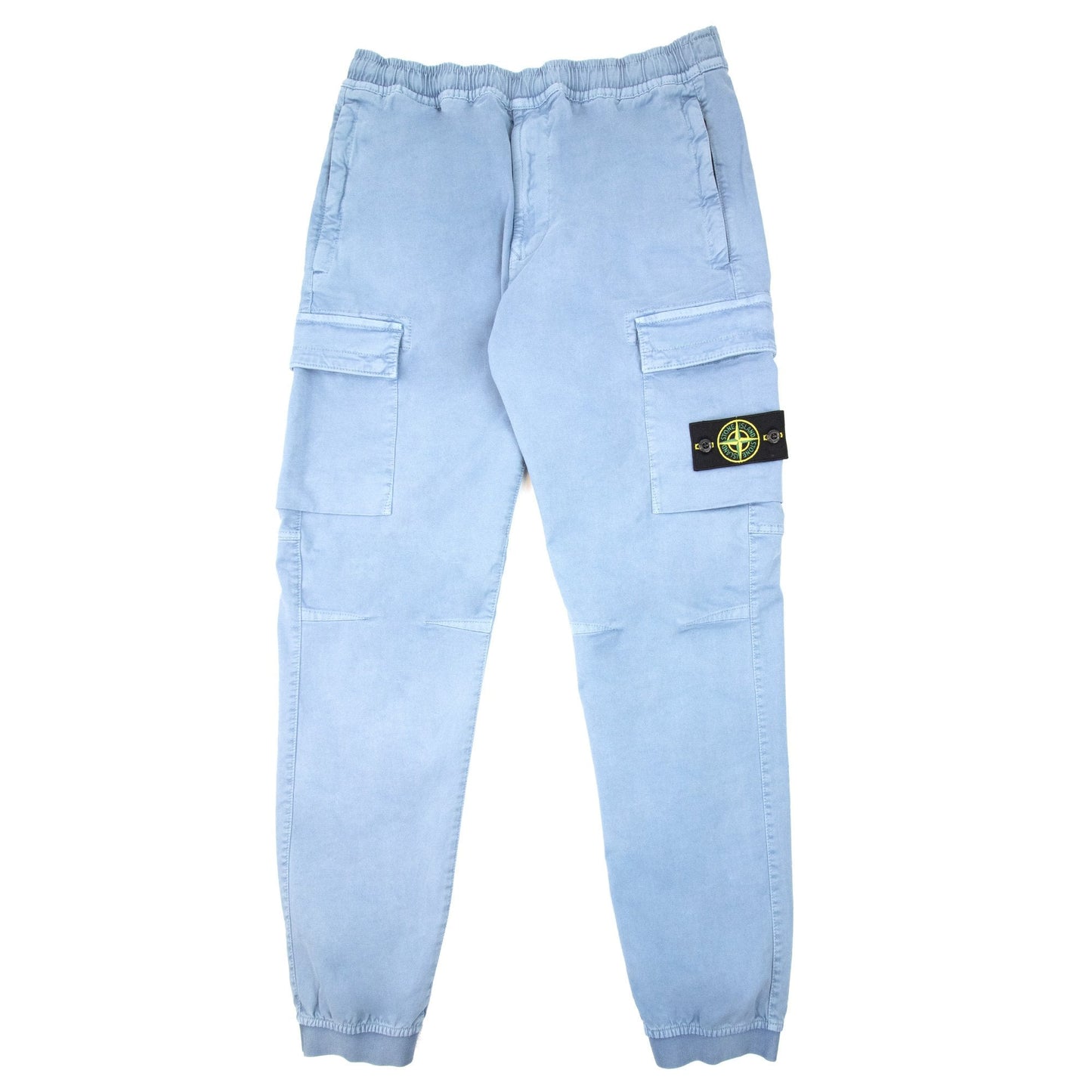 Stone Island 313l1 T.co+old Cargo Trousers Powder Blue V0046