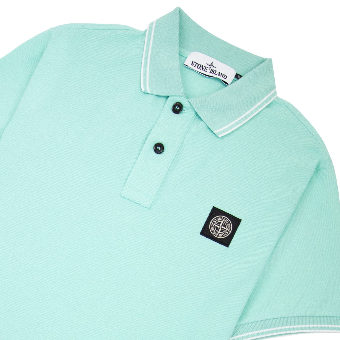 Stone Island 22s18 Slim Fit Polo Shirt Mint Green V0044