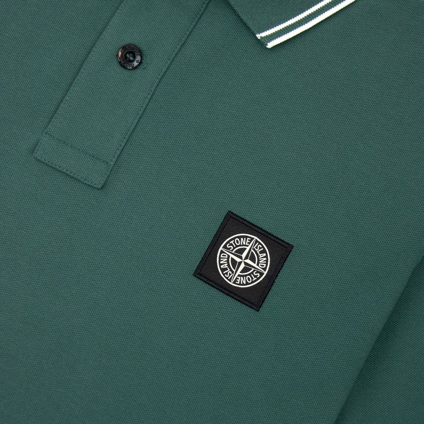 Stone Island 22s18 Slim Fit Polo Shirt Green V0057