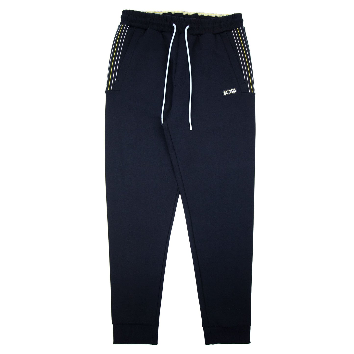 Hugo Boss Hadiko 1 Multi Coloured Stripe Bottoms Dark Navy 402