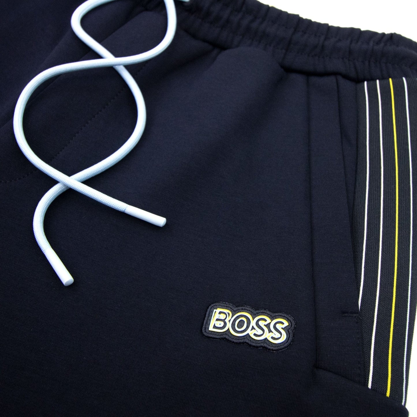 Hugo Boss Hadiko 1 Multi Coloured Stripe Bottoms Dark Navy 402