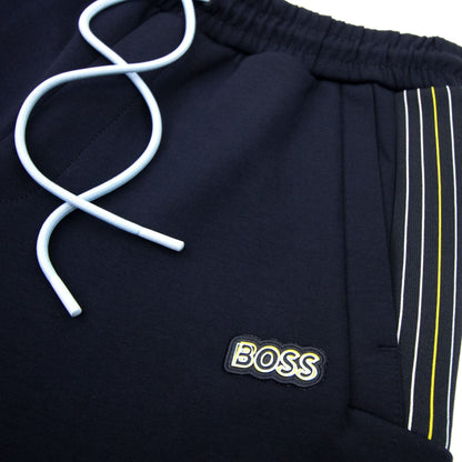 Hugo Boss Hadiko 1 Multi Coloured Stripe Bottoms Dark Navy 402