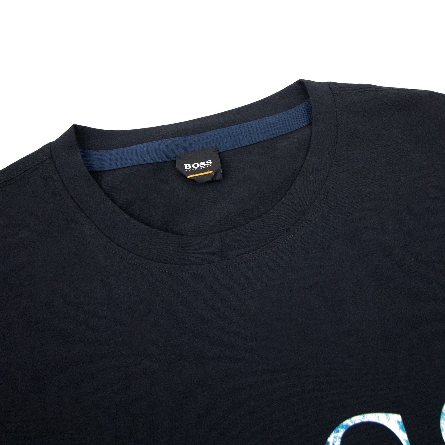 Hugo Boss Teecher 4 Printed Logo T Shirt Black 001
