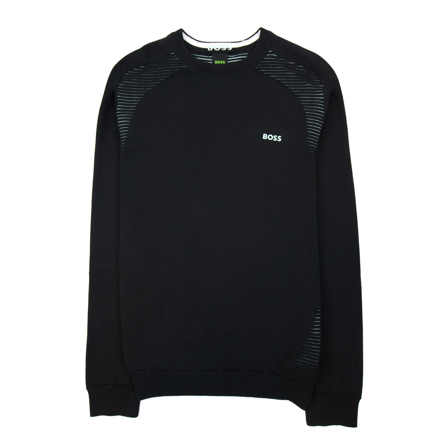 Hugo Boss Ramal Two Tone Stripes Sweater Black 001