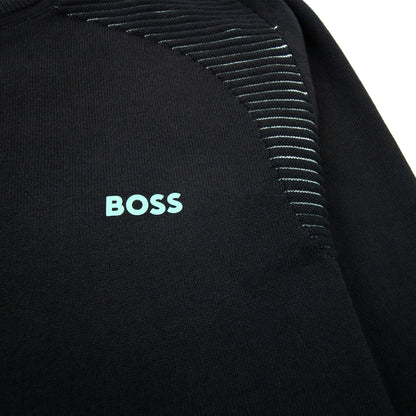 Hugo Boss Ramal Two Tone Stripes Sweater Black 001