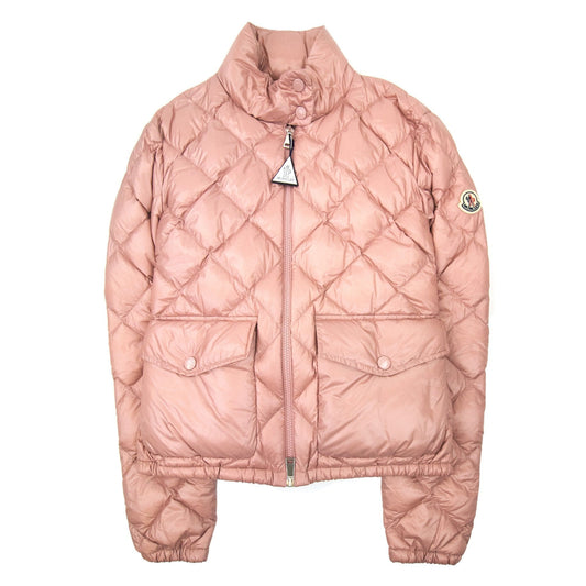 Moncler Women Binic Short Down Jacket Light Pink 510