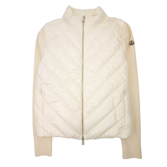 Moncler Women Padded Wool Cardigan Off White 034
