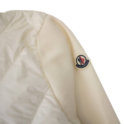 Moncler Women Padded Wool Cardigan Off White 034