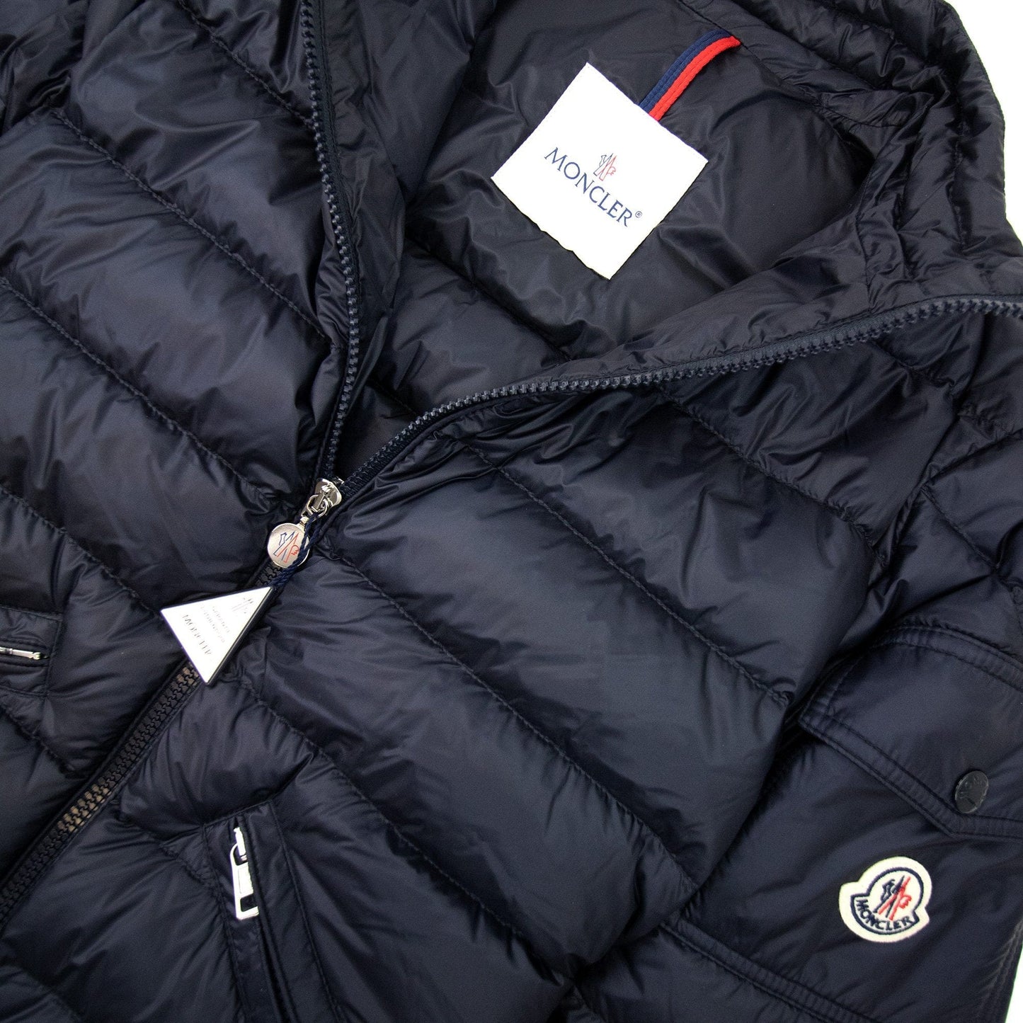 Moncler Agay Short Down Jacket Navy 776