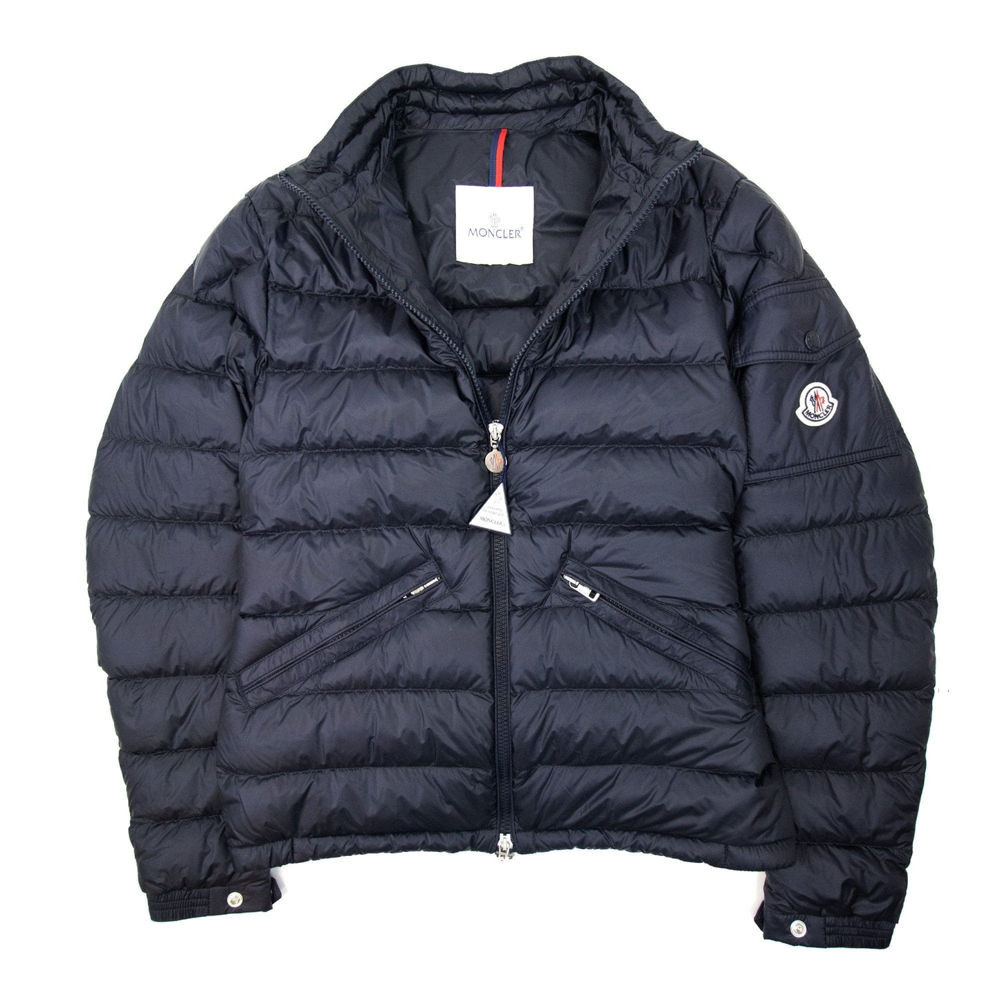 Moncler Agay Short Down Jacket Navy 776