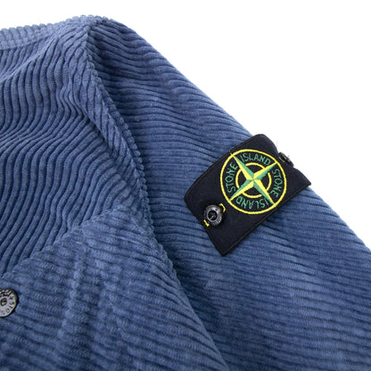 Stone Island Q0411 Corduroy 400 Blue V0024