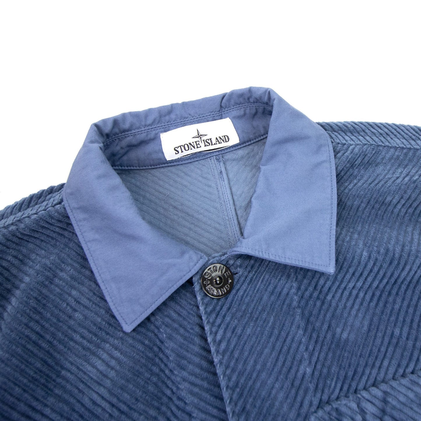 Stone Island Q0411 Corduroy 400 Blue V0024