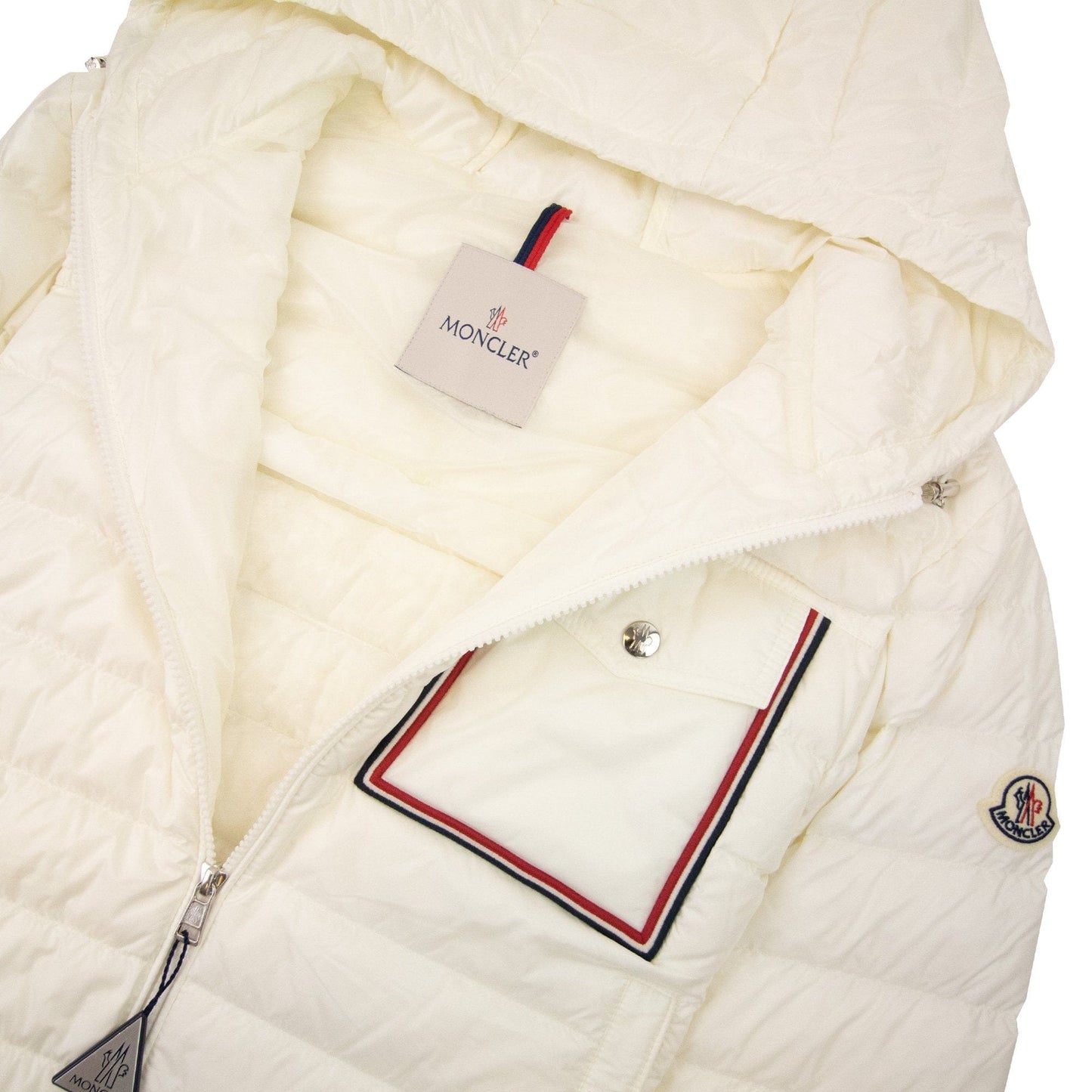 Moncler Lihou Short Dowb Jacket Off White 032