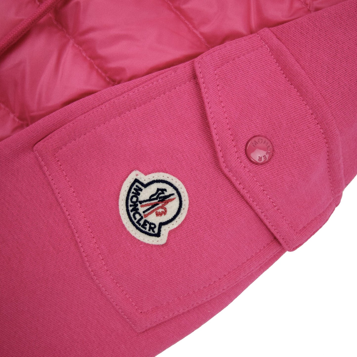 Moncler Women Maglia Hoodied Cardigan Pink 546