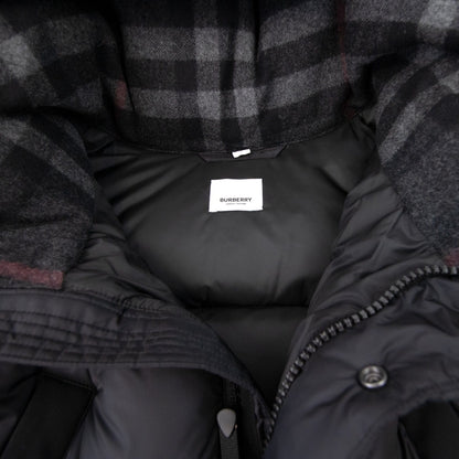 Burberry Logo Applique Puffa Coat