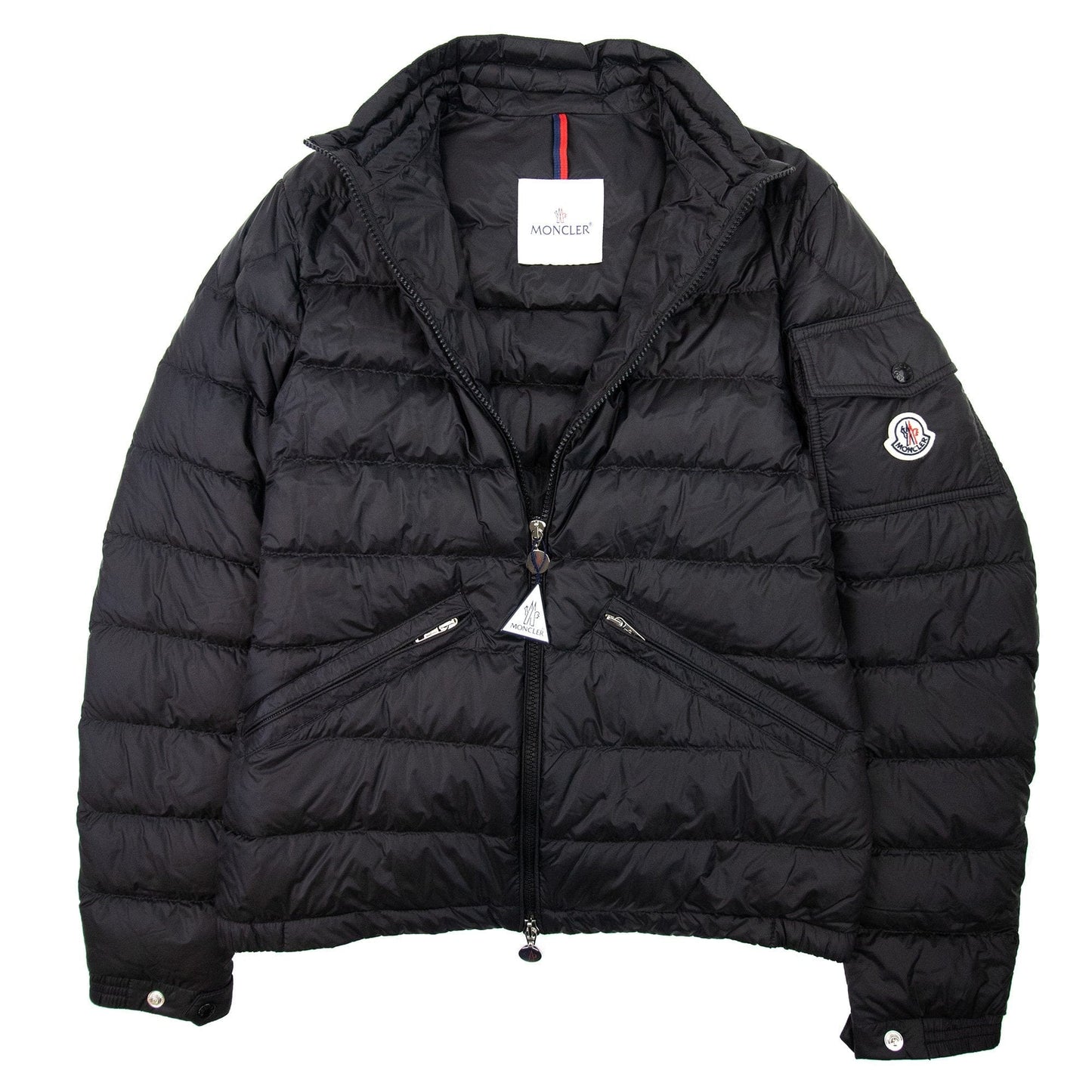 Moncler Agay Short Down Jacket Black 999