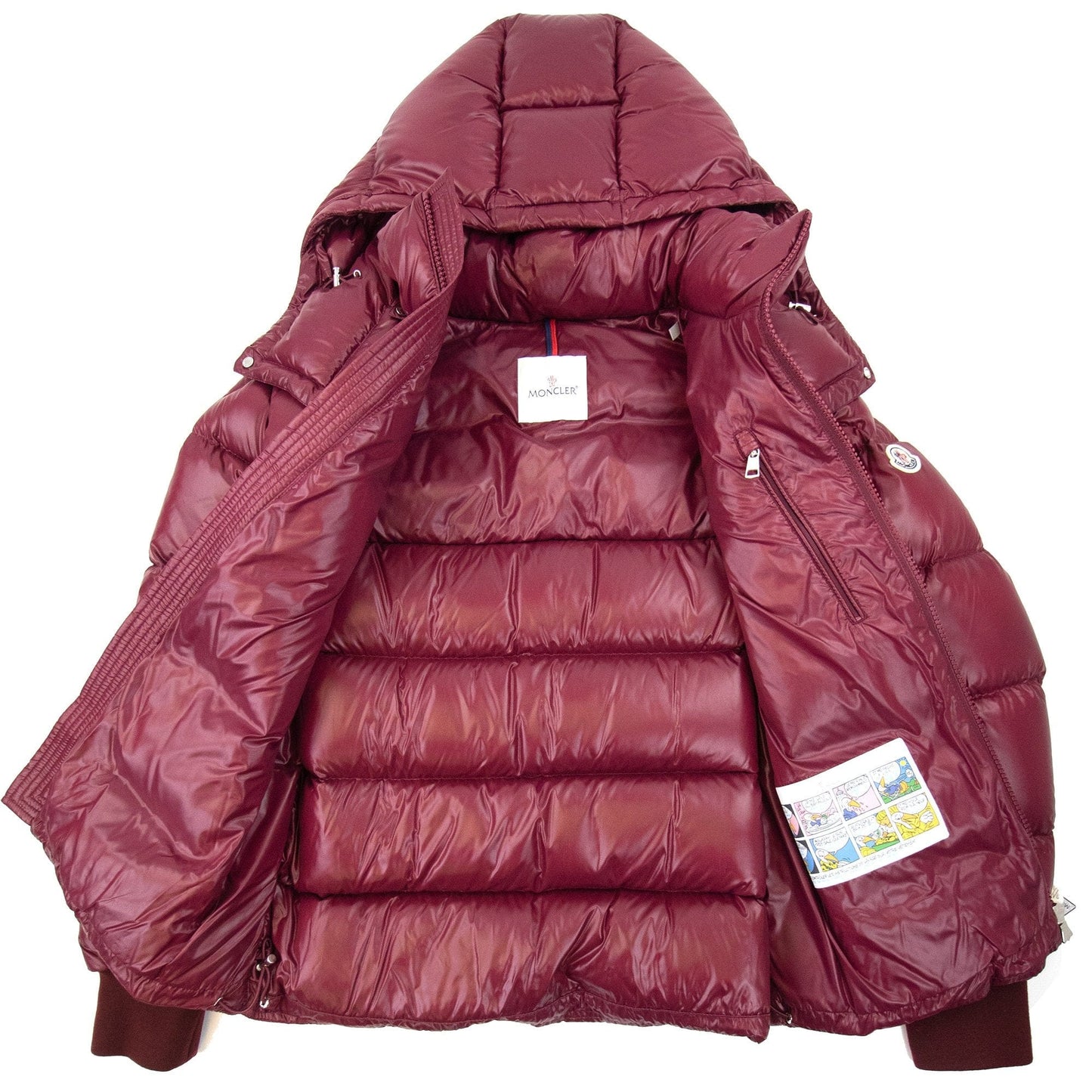 Moncler Lunetiere Short Down Jacket Burgundy 468