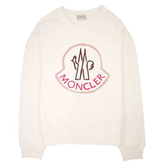 Moncler Women Logo Sweatshirt Off White 032