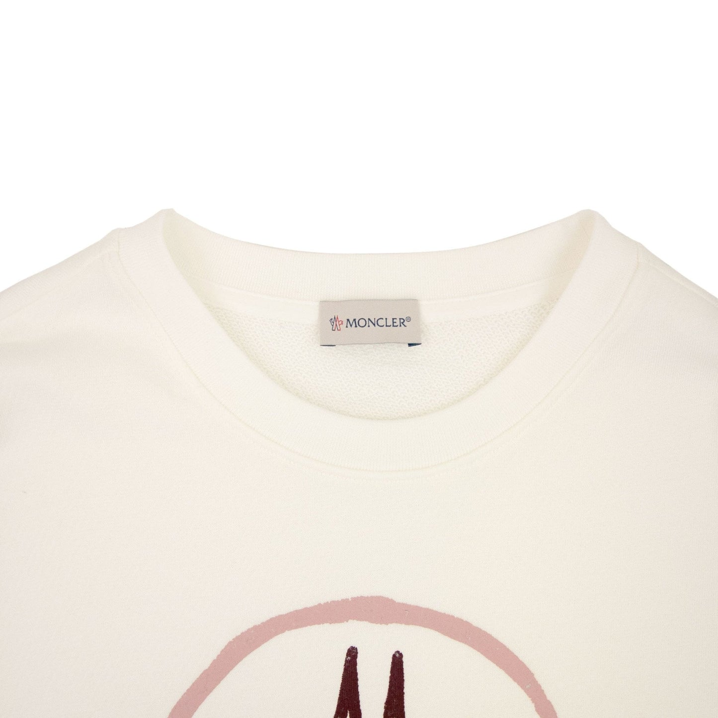 Moncler Women Logo Sweatshirt Off White 032