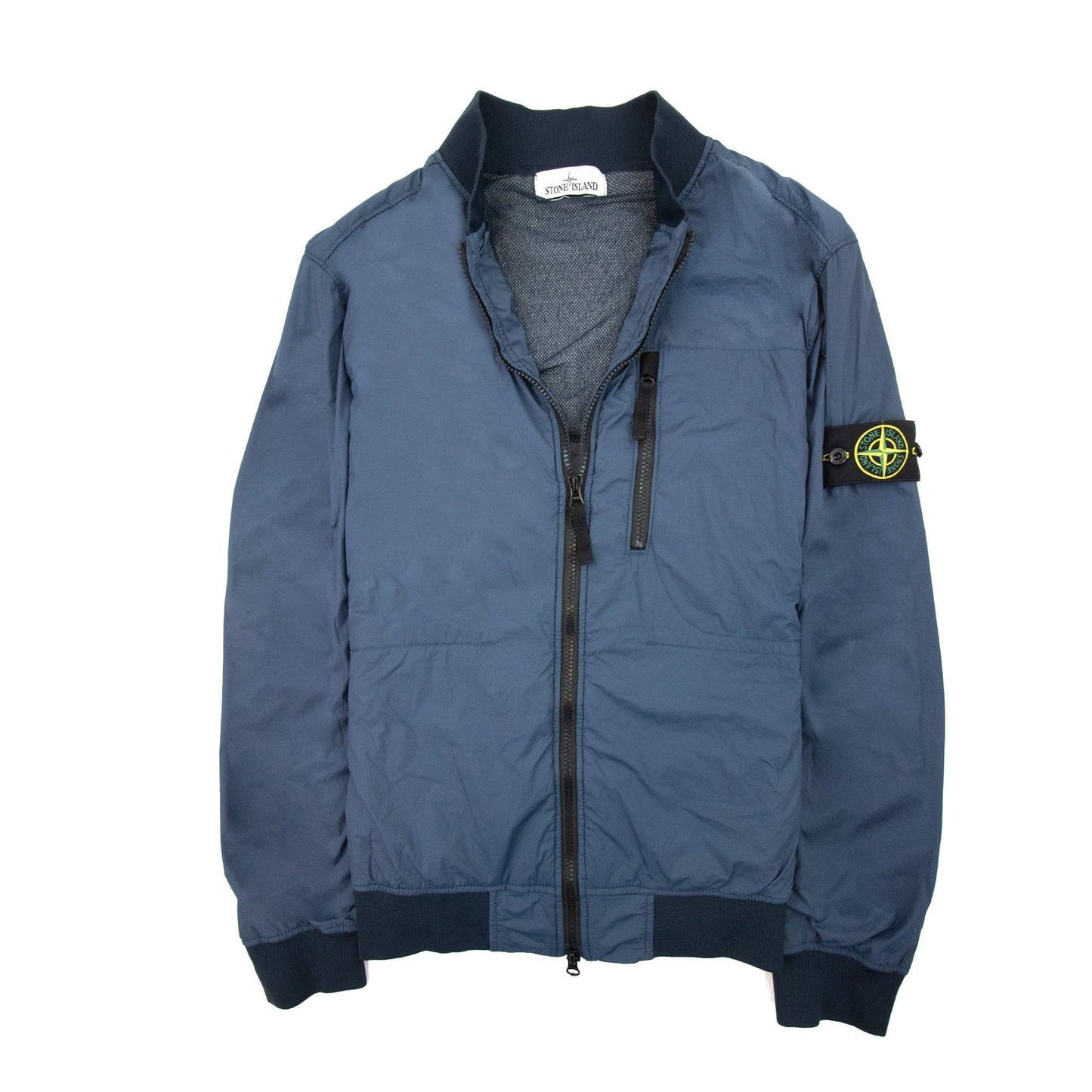 Stone Island 41331 Nylon Tc Bomber Jacket Blue V0024