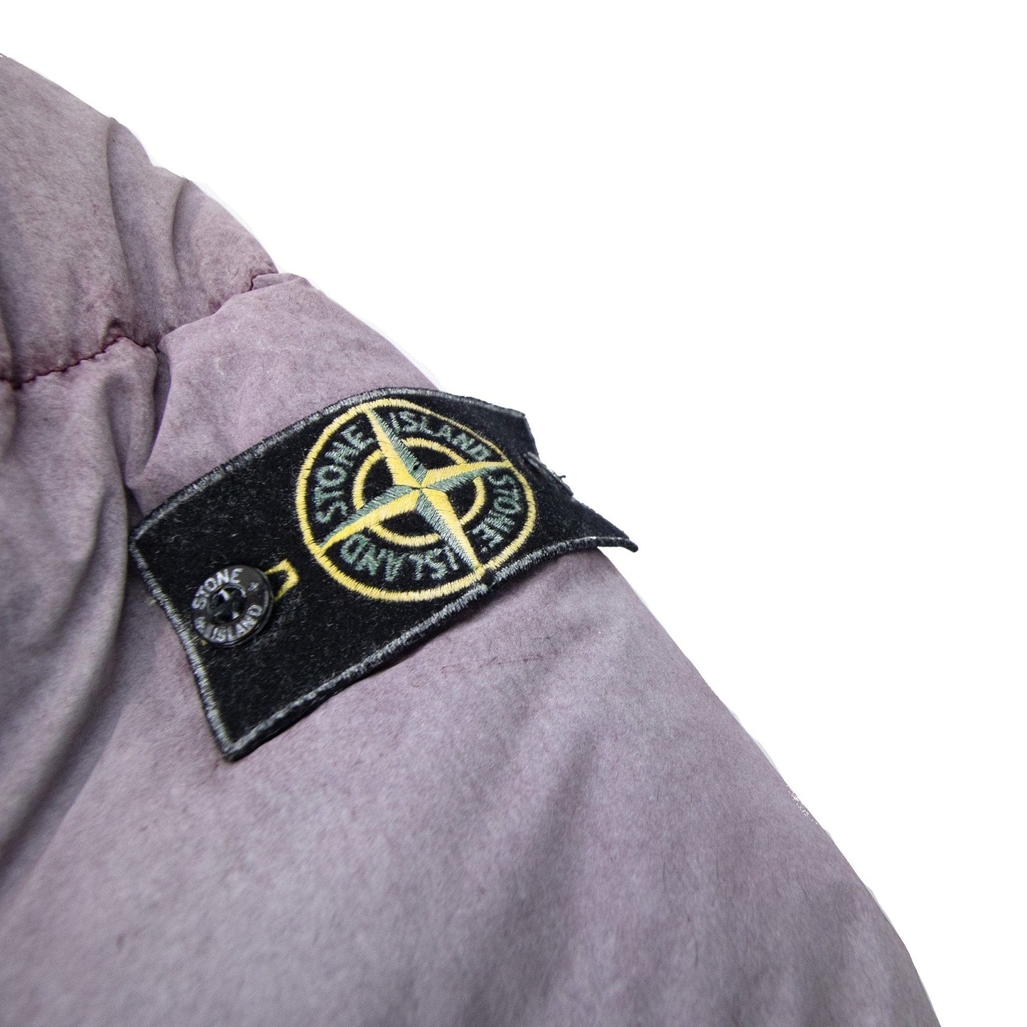 Stone Island 70253 Tela Nylon Down Frost Jacket Burgundy V0012