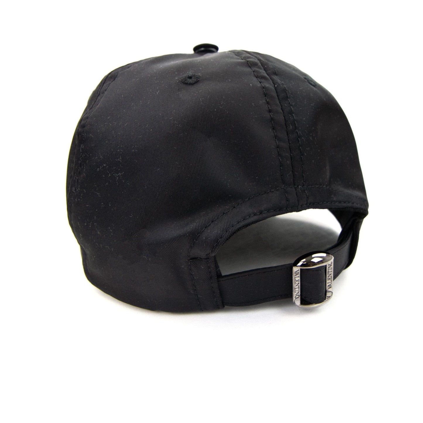 Valentino Vltn Nylon Baseball Cap Black
