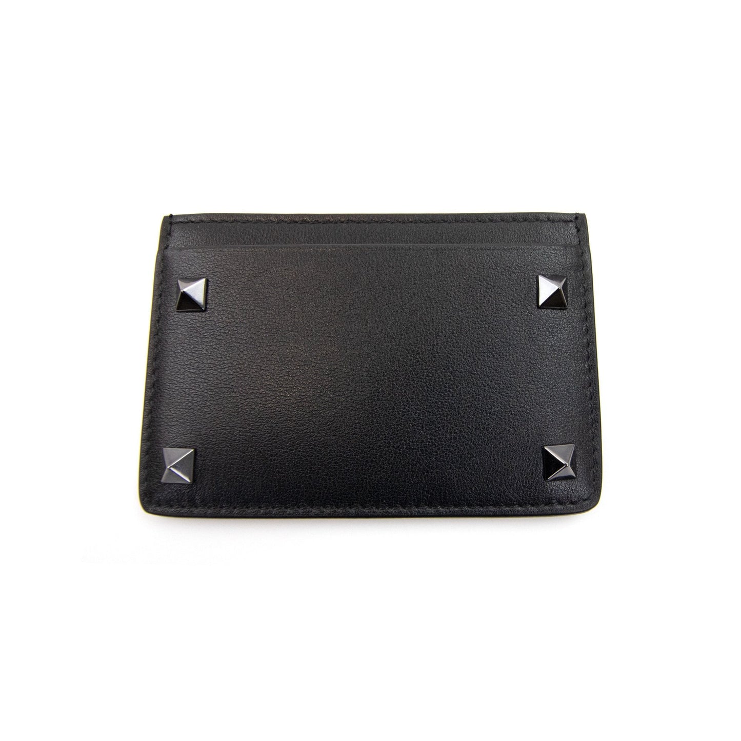 Valentino Rockstud Card Holder Black