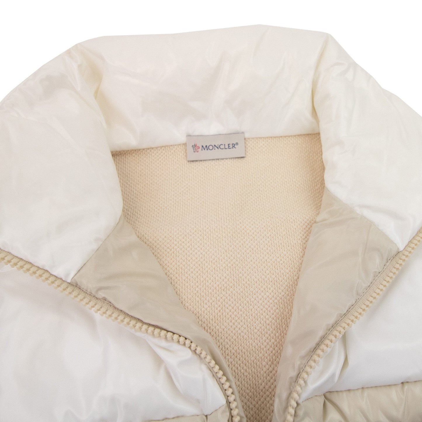 Moncler Women Zip Up Cardigan White Stone 201