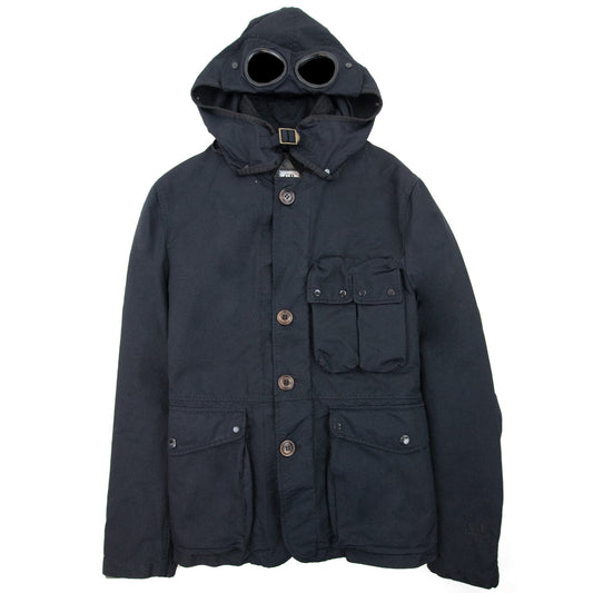 Cp Company Sfoderato Goggle Jacket Navy 888