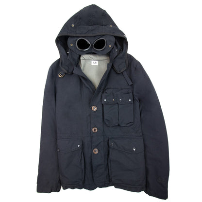 Cp Company Sfoderato Goggle Jacket Navy 888