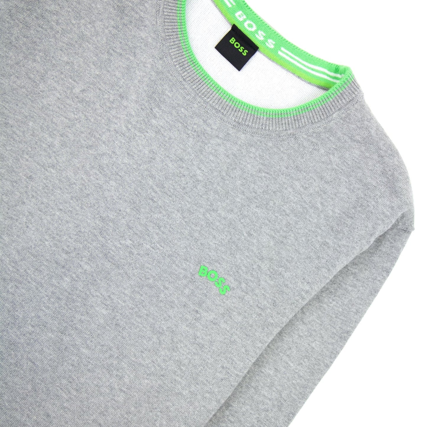 Hugo Boss Ritom Curved Logo Sweatshirt Grey 059