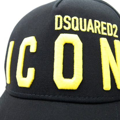 Dsquared2 Icon Cap Black/yellow
