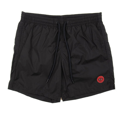 Moncler Spider Man Patch Swim Shorts Black 999