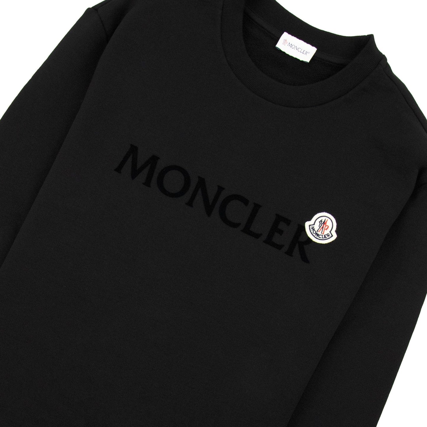 Moncler Logo Patch Sweatshirt Black 999