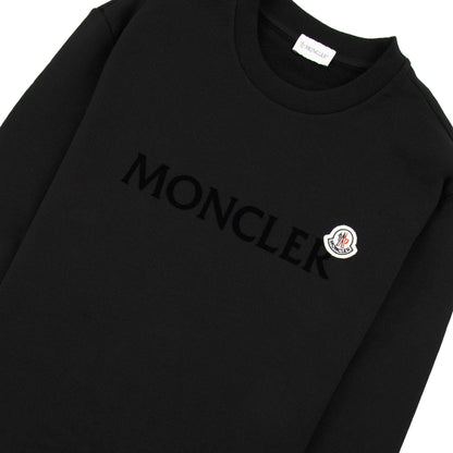 Moncler Logo Patch Sweatshirt Black 999