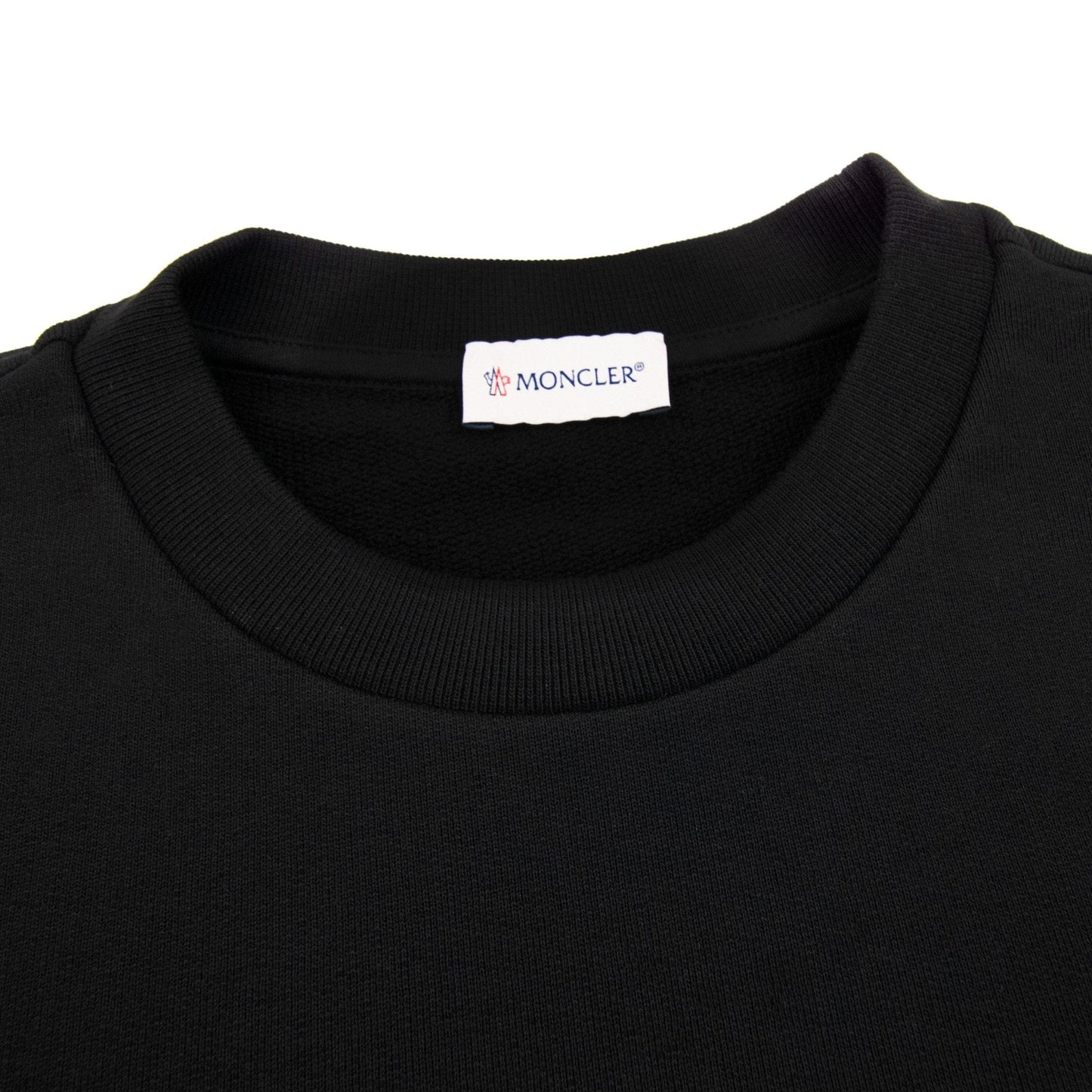 Moncler Logo Patch Sweatshirt Black 999