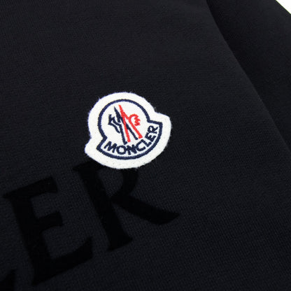 Moncler Logo Patch Sweatshirt Black 999